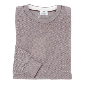 Luigi Borrelli Pique Knit Cotton Sweater