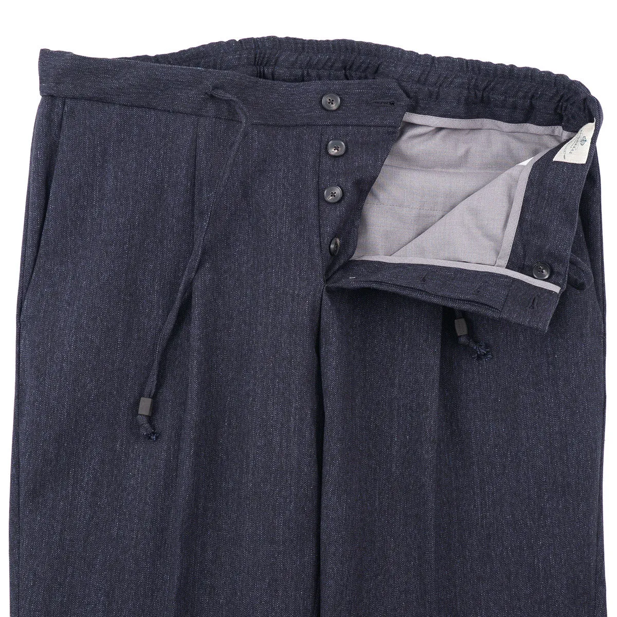 Luigi Borrelli Unlined Denim Cotton Suit