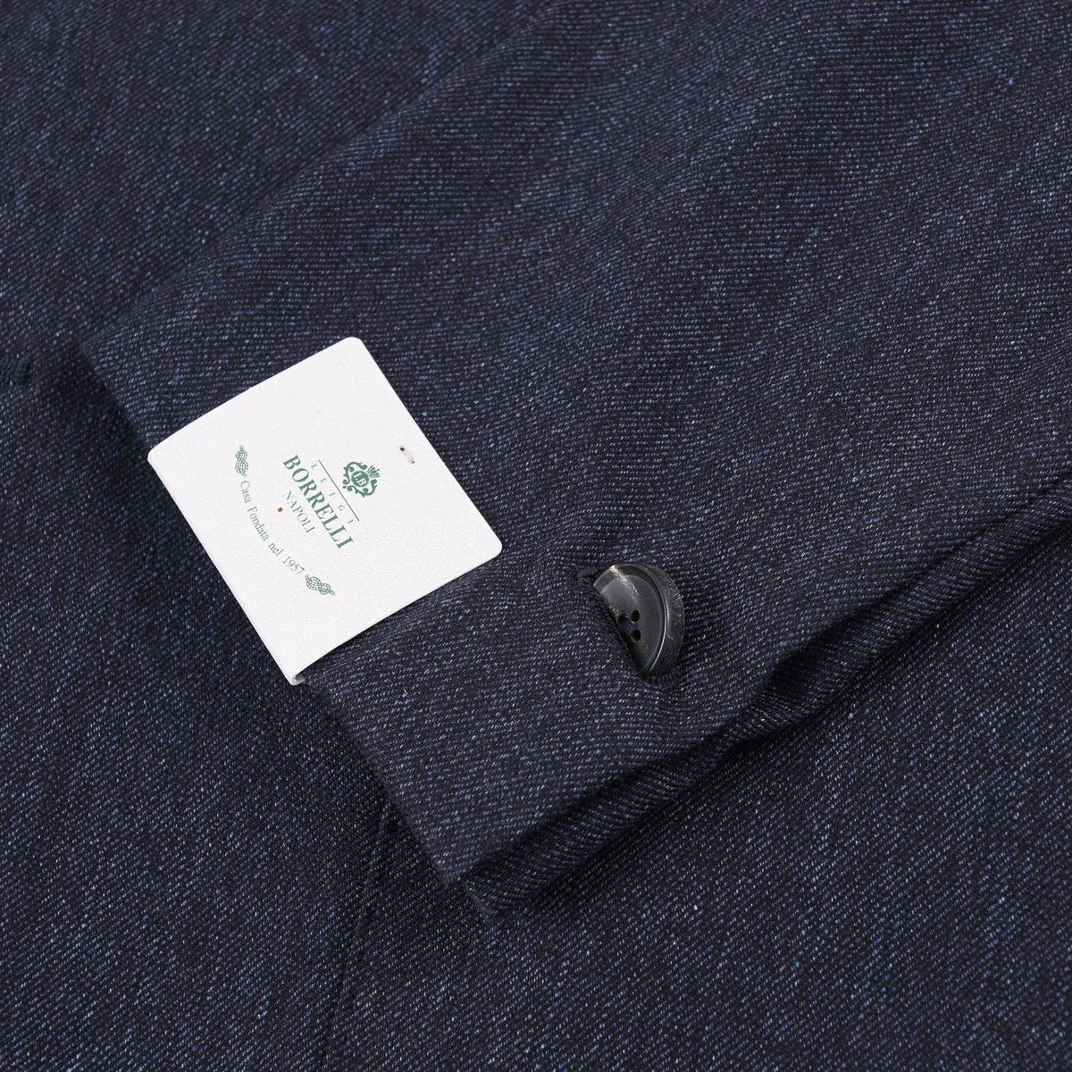 Luigi Borrelli Unlined Denim Cotton Suit