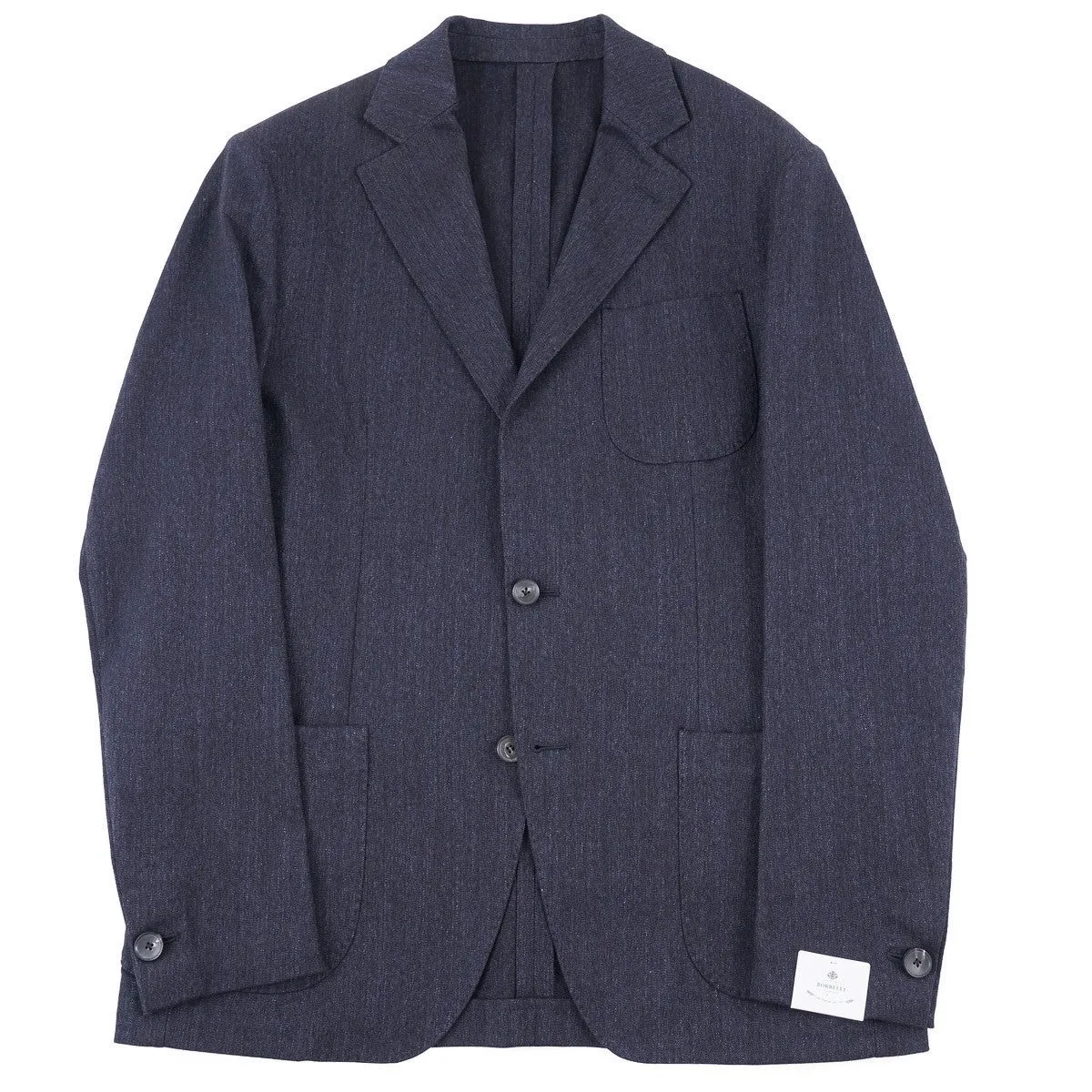 Luigi Borrelli Unlined Denim Cotton Suit