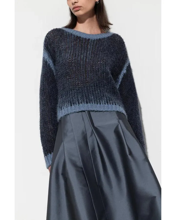 Luisa Cerano Alpaca Acid Wash Sweater