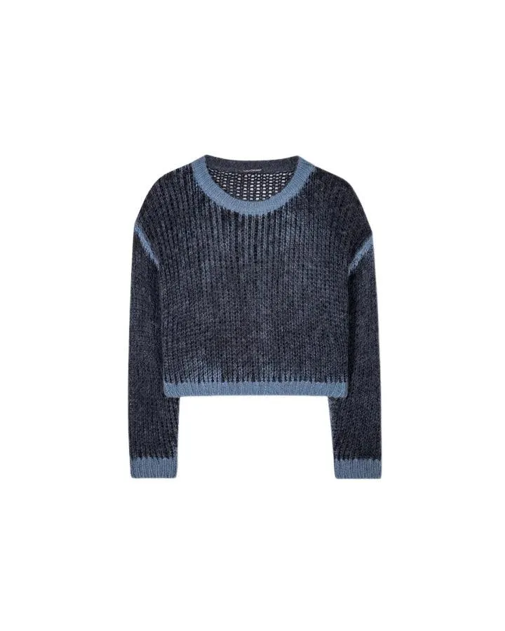 Luisa Cerano Alpaca Acid Wash Sweater