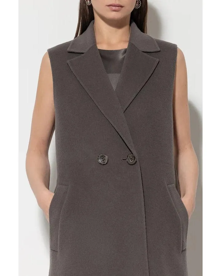 Luisa Cerano Double Faced Jacket Vest