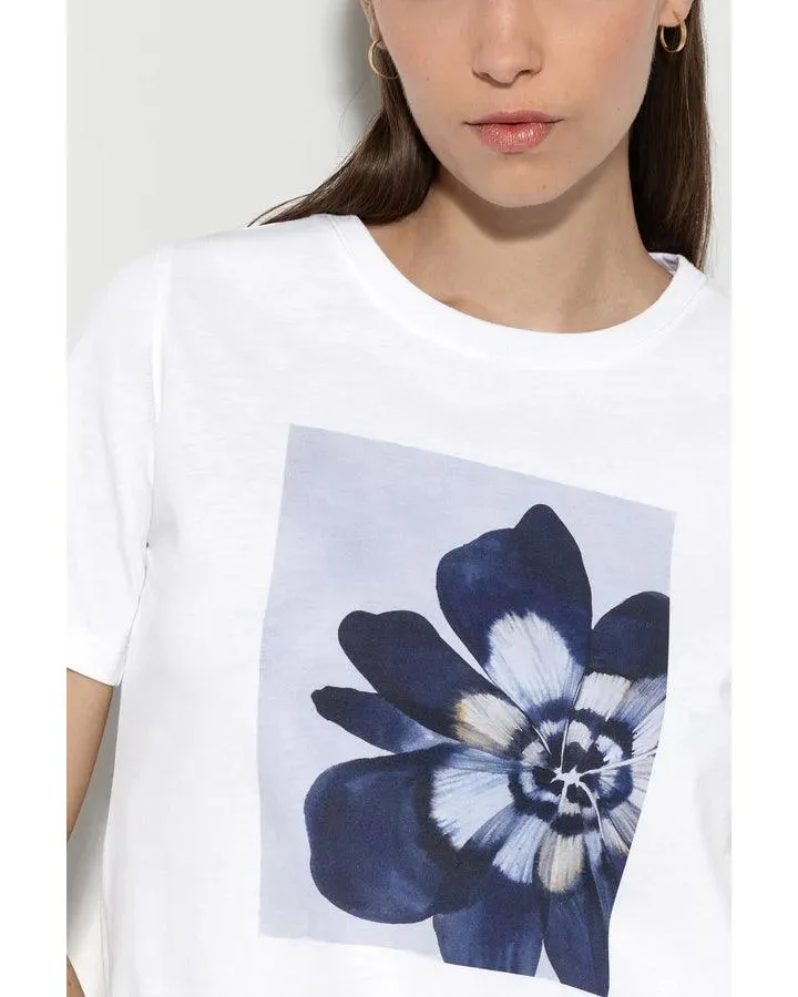 Luisa Cerano Floral Motif Tee