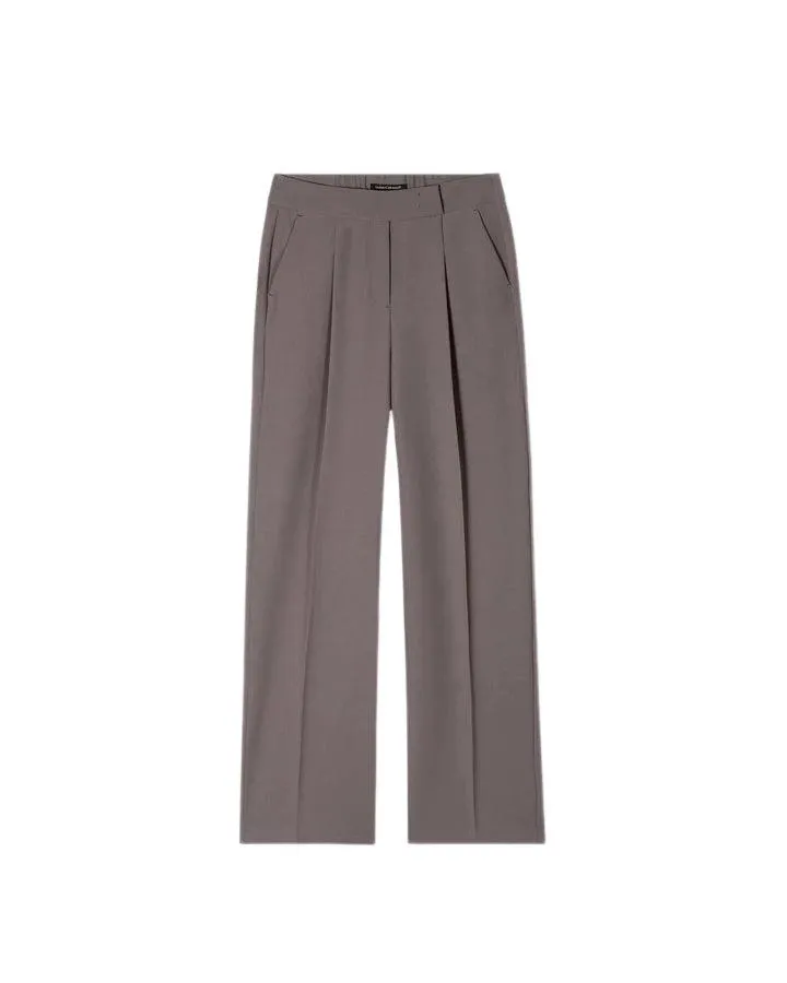 Luisa Cerano Wide Leg Pleated Full Length Pants