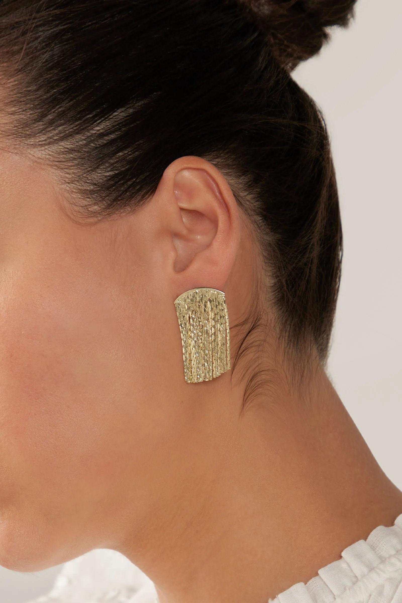 Lujo Drop Earring  - Gold