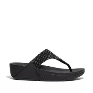 Lulu Art Denim Black Fitflop