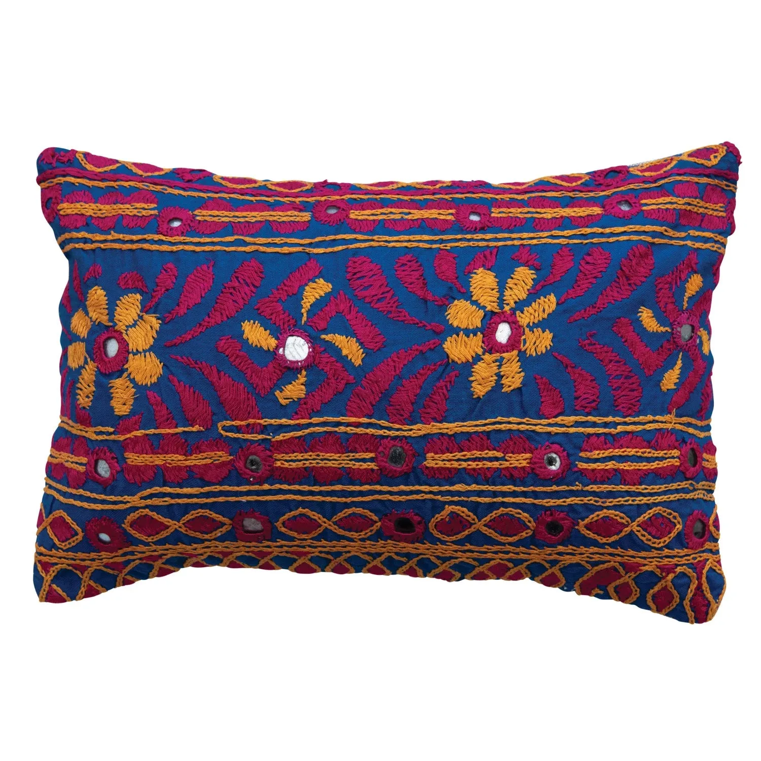 Lumbar Pillow | Embroidered One-of-a-Kind