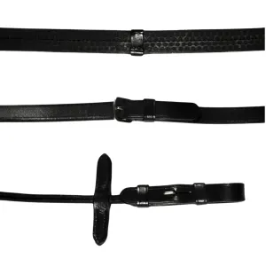 Lumiere Rolled Leather n Rubber Grip Reins