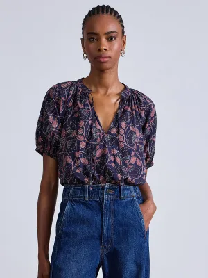 Lumina Popover in Camille Floral Navy