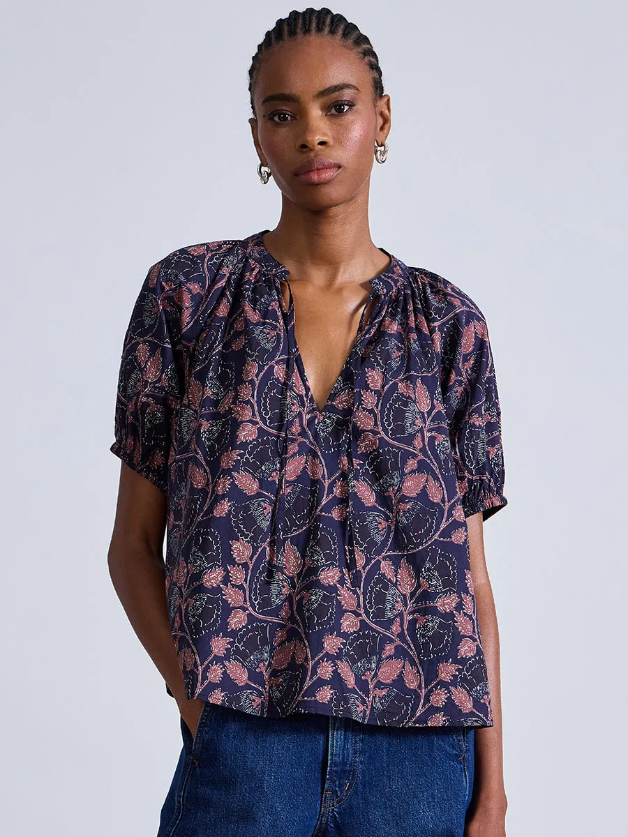 Lumina Popover in Camille Floral Navy