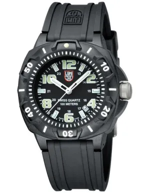 Luminox Mens Sentry Sports Watch - Black Dial & Strap - Luminous Hands & Markers