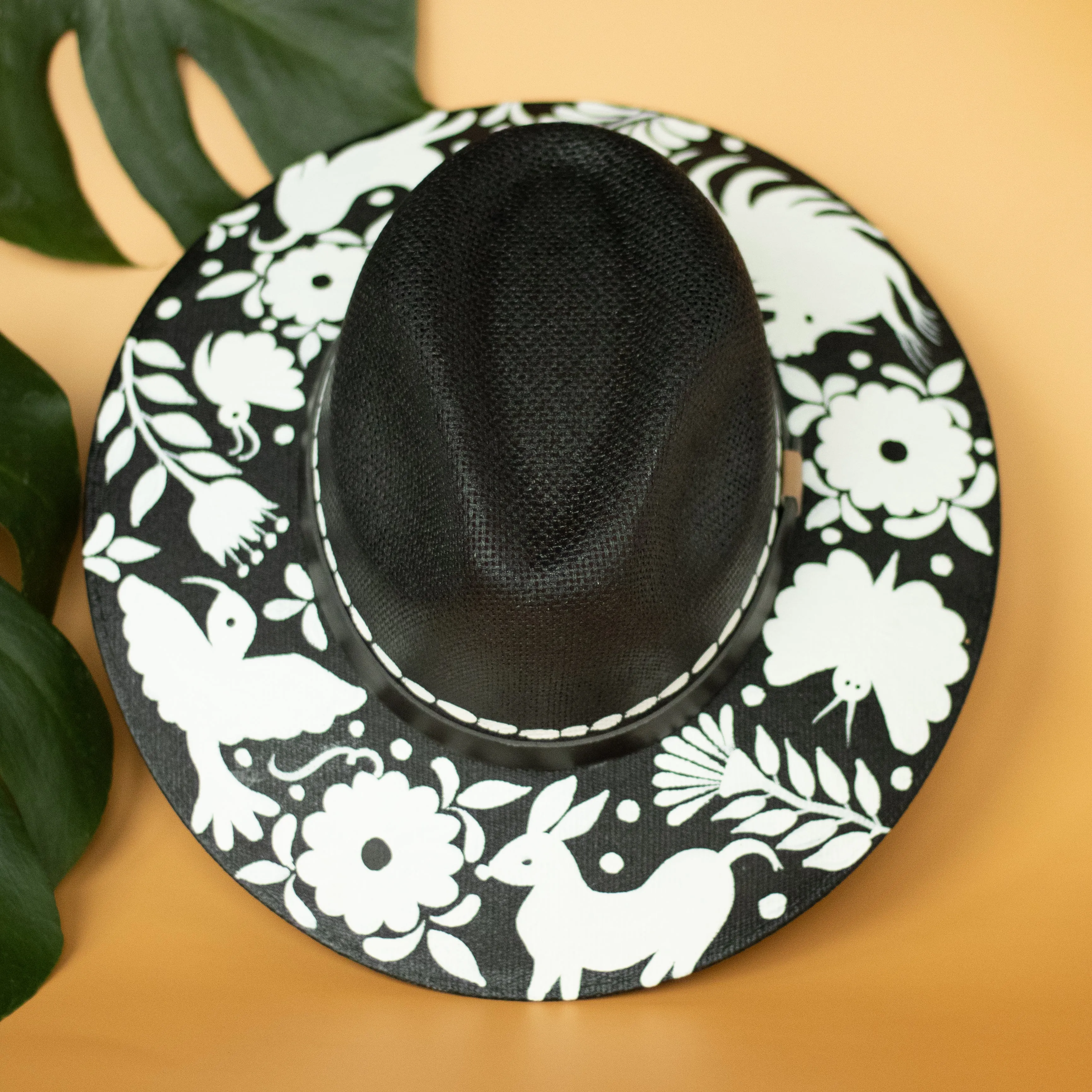 Luna Artisanal Hat - Hand Painted in Mexico