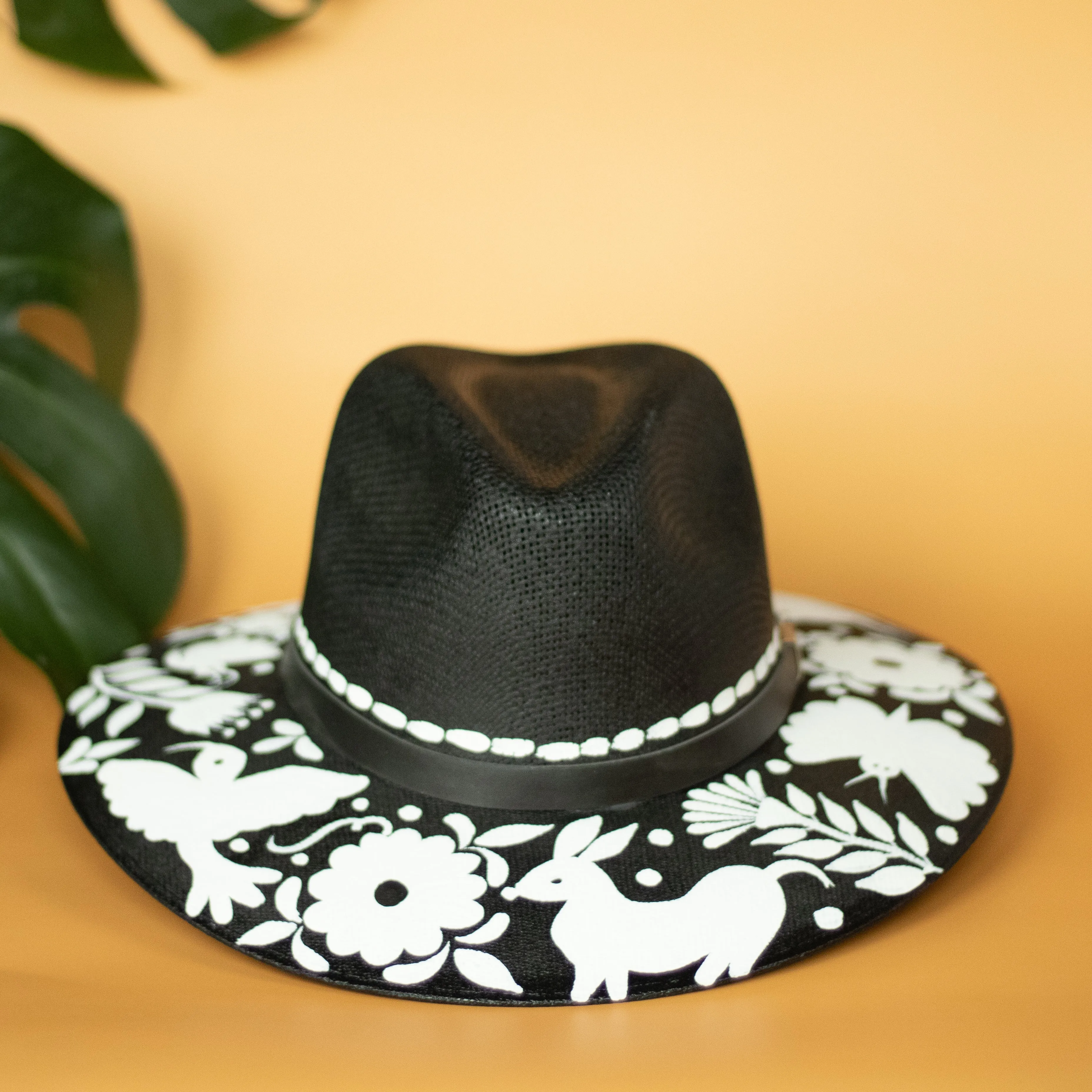 Luna Artisanal Hat - Hand Painted in Mexico