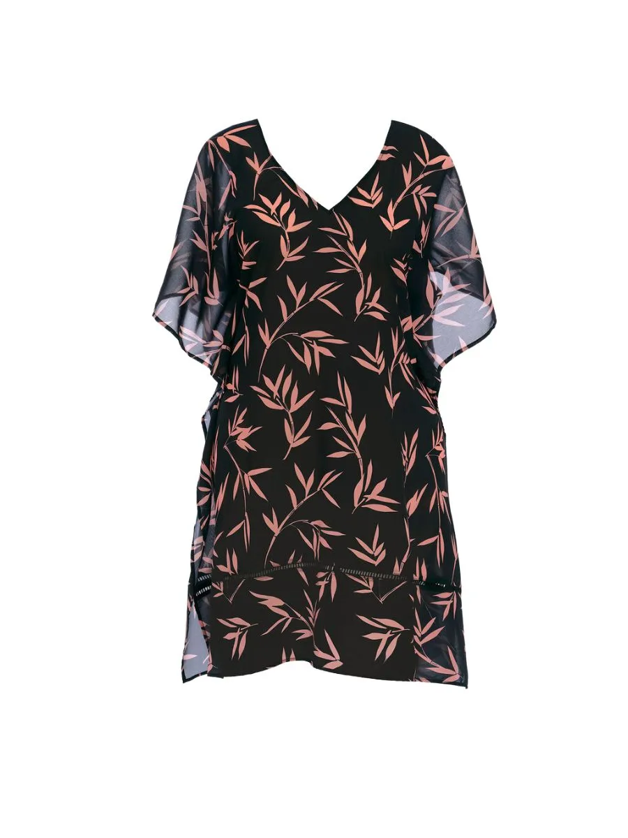 Luna Bay Kaftan - Lacquered Black