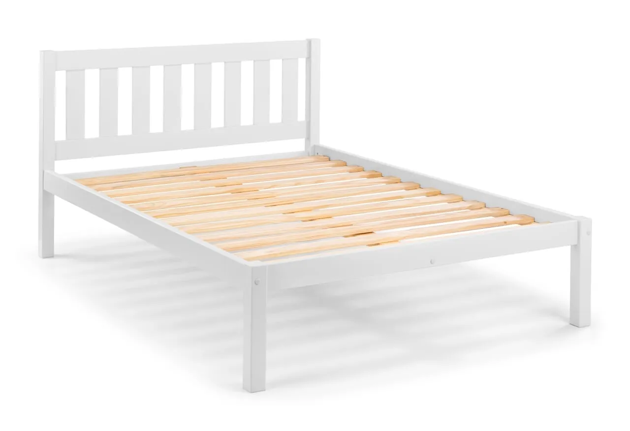 Luna Bed Frame 135Cm Surf White