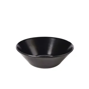 Luna Stoneware Black Serving Bowl 24 x 8cm/9.5 x 3.25" Pack 6