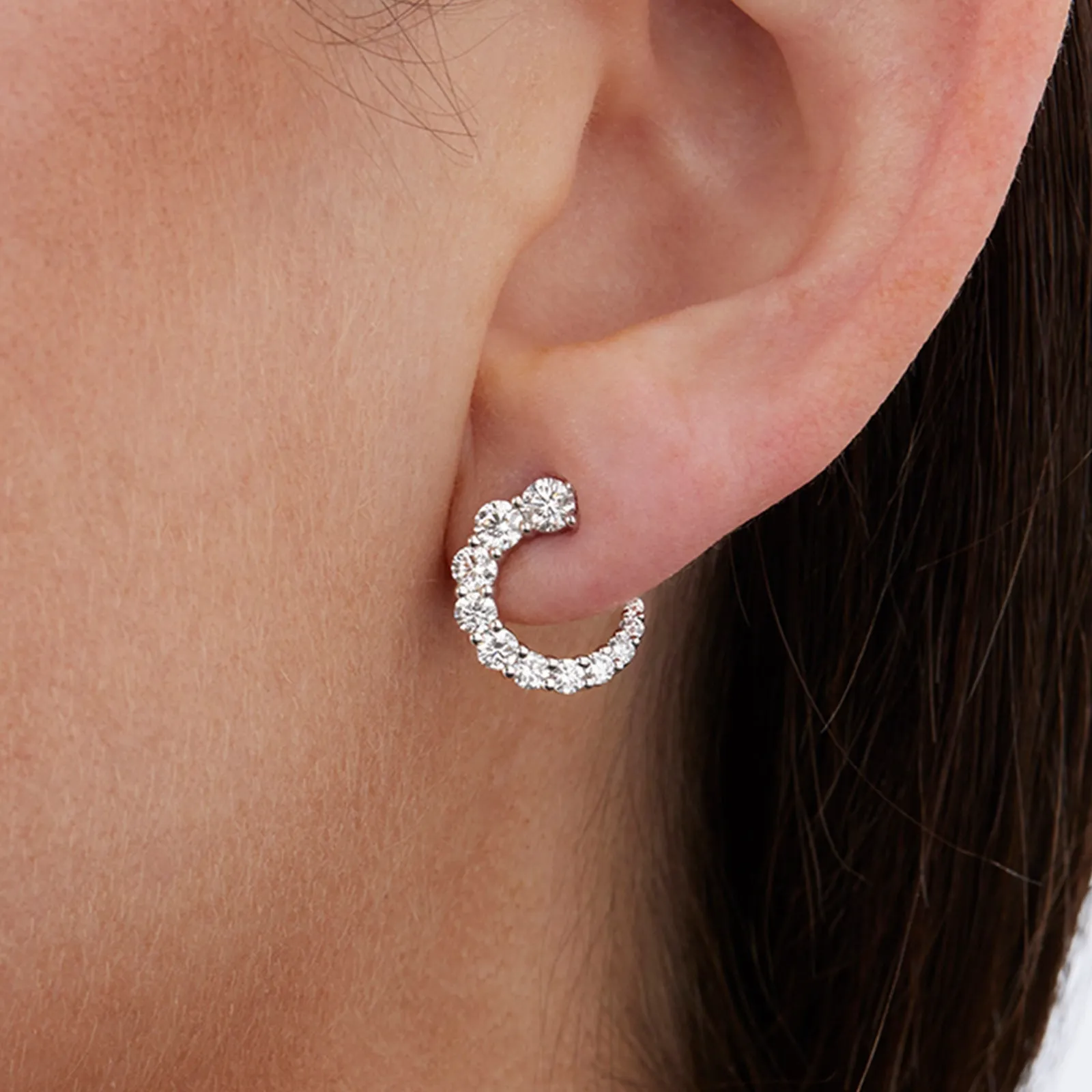 Luna Wrap Earrings 1.26-1.32ctw