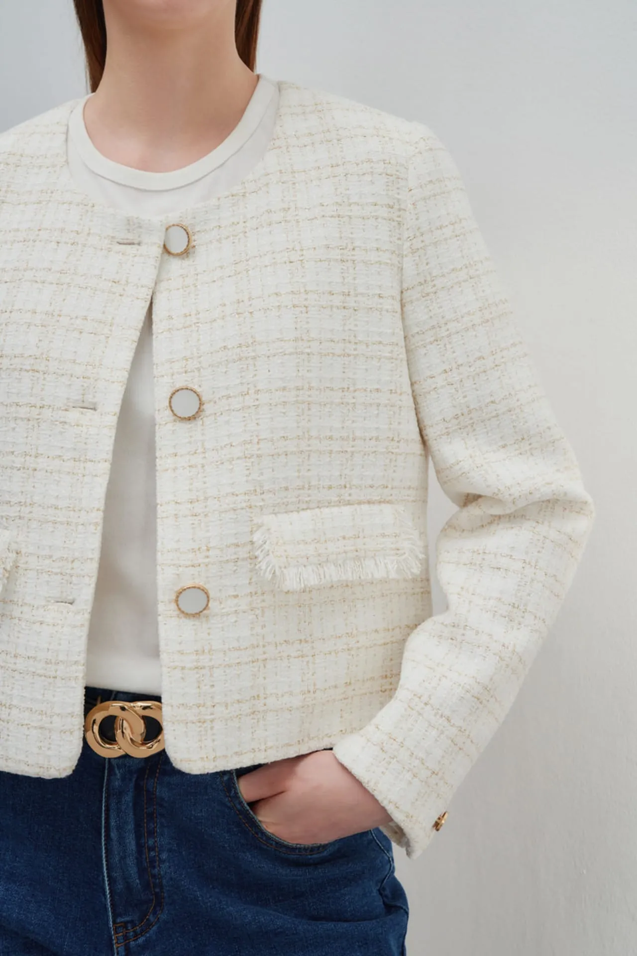 Lurex Tweed Jacket