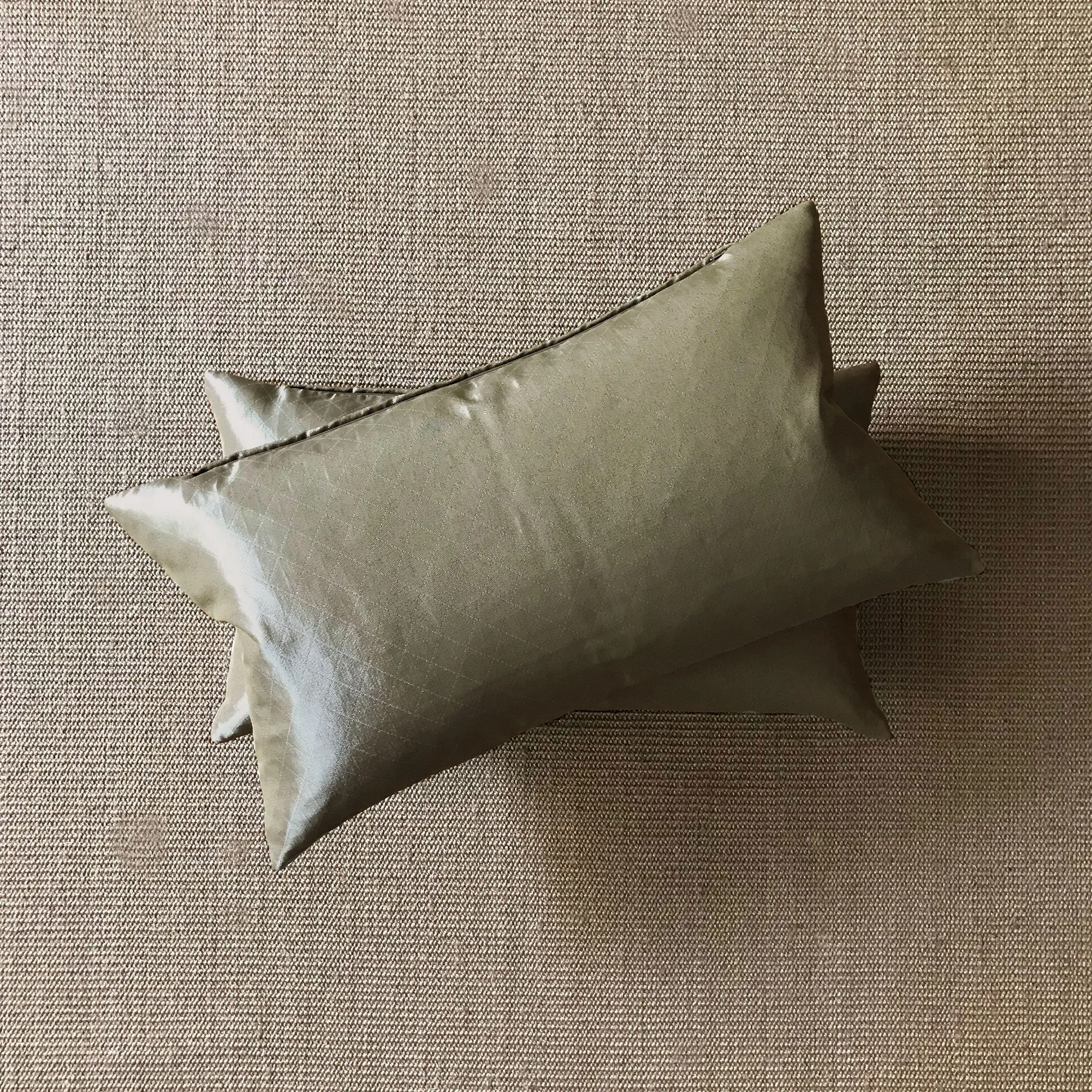 Lustrous Olive Green Decorative Pillow Cover