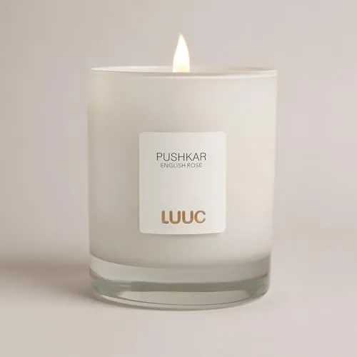 LUUC Pushkar (English Rose) Scented Candle