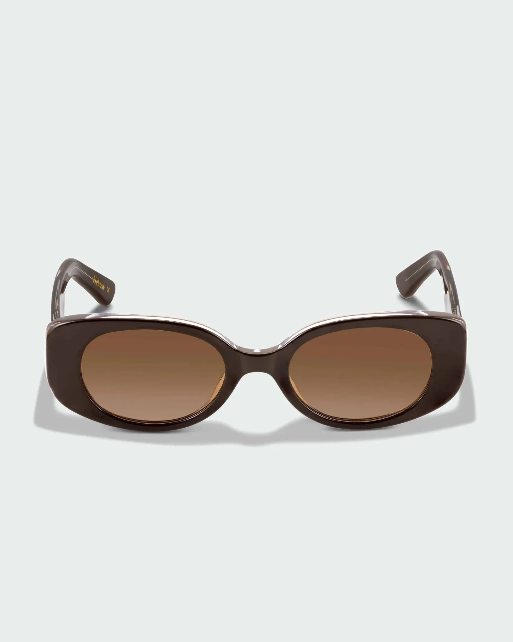 Luv Lou The Helena Sunglasses Dark Chocolate