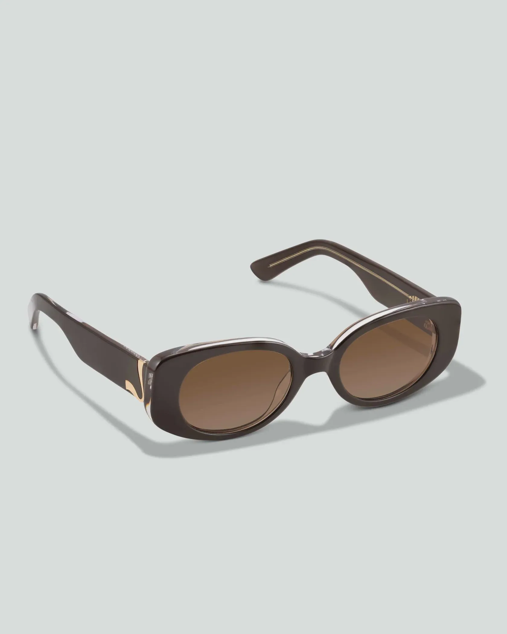 Luv Lou The Helena Sunglasses Dark Chocolate