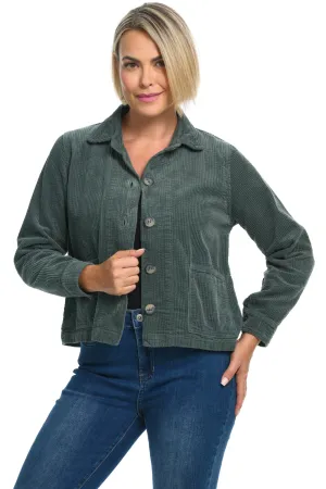 Lux Cord Crop Jacket