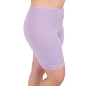 Lux Cotton Modal Anti Chafing Underwear Short 9" | Lilac