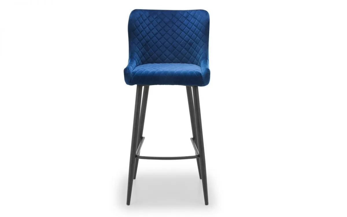 Luxe Bar Stool - Blue