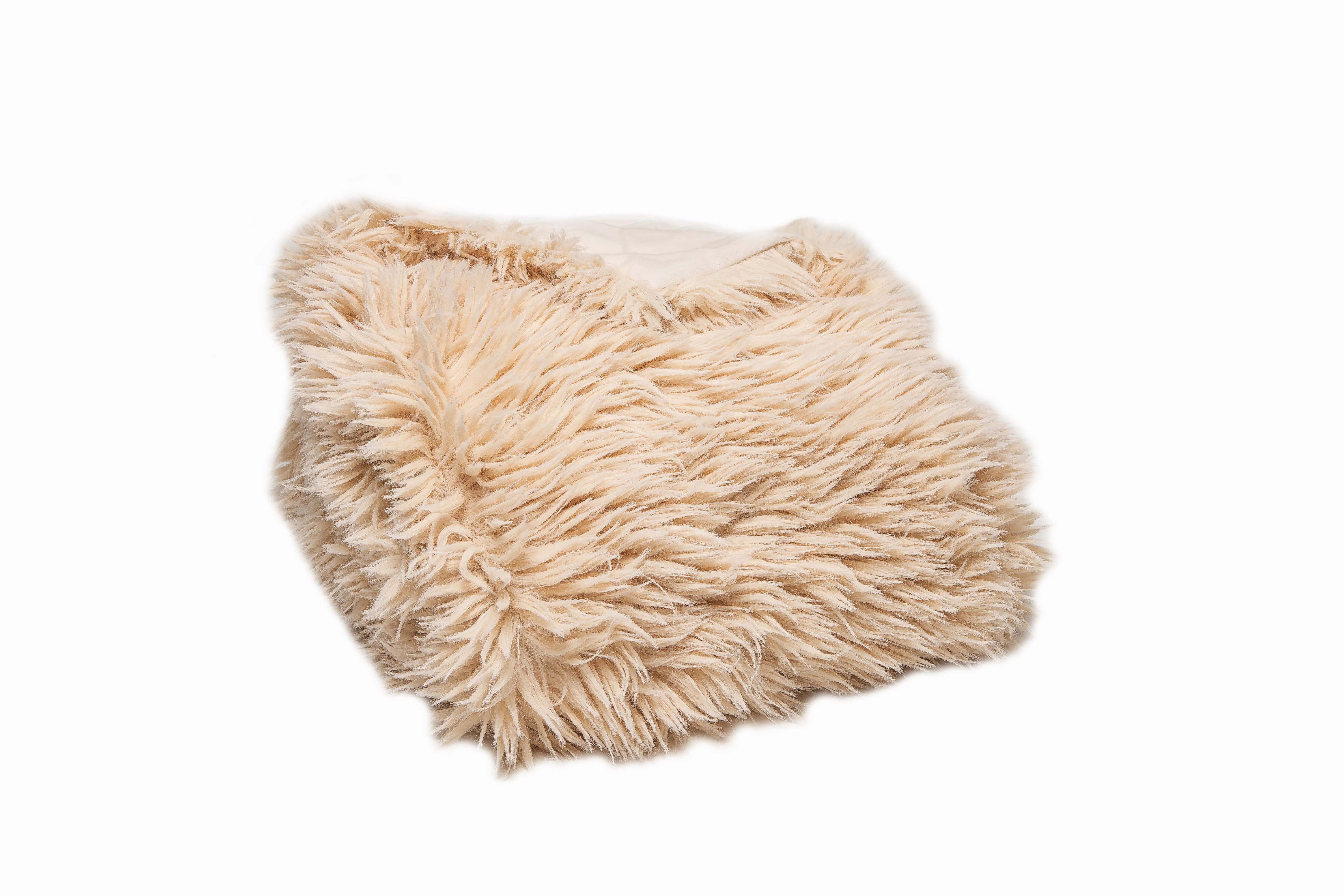 Luxe Home Decor Classic Faux Fur Throw-1-Piece