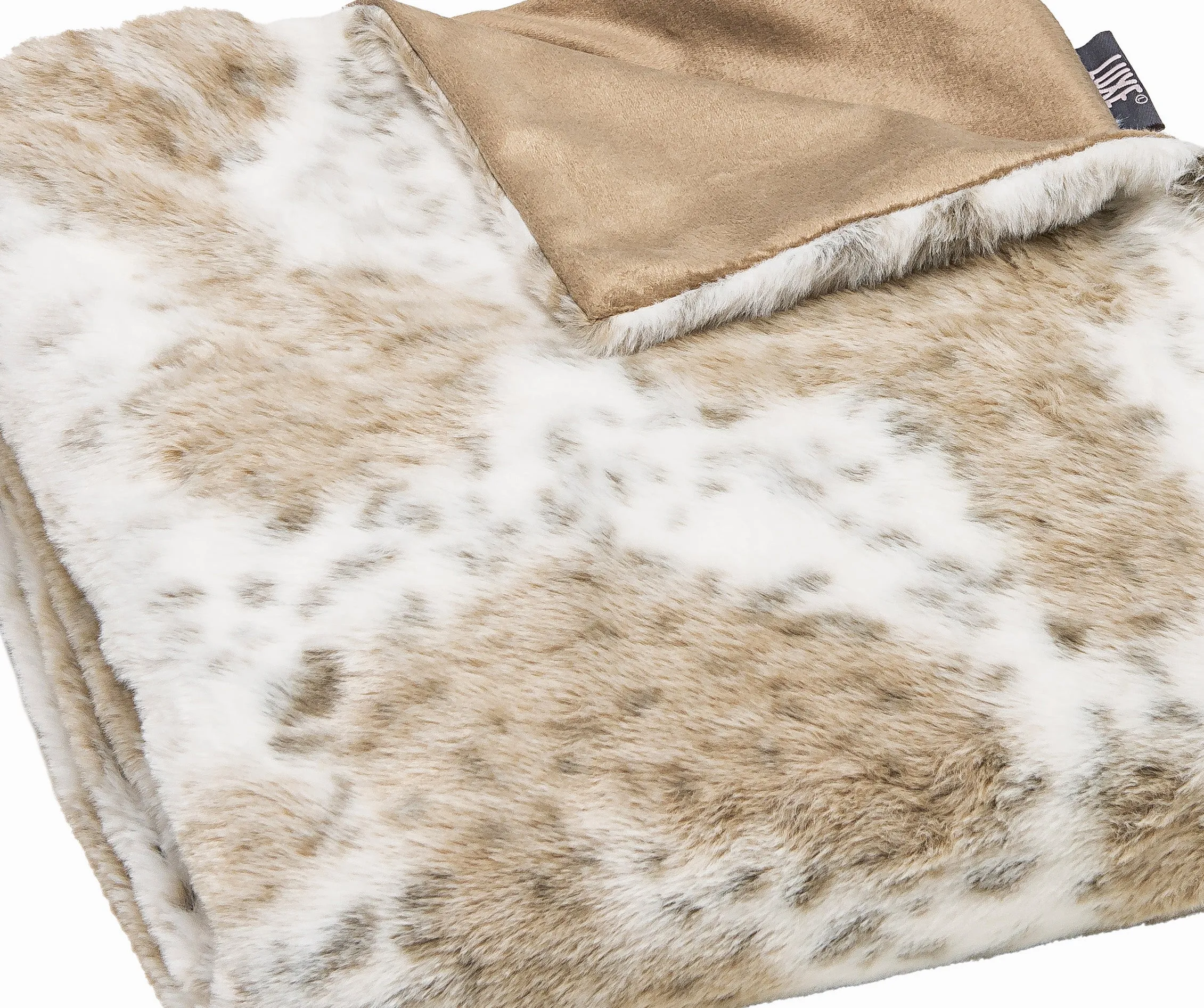 Luxe Home Decor Classic Faux Fur Throw-1-Piece