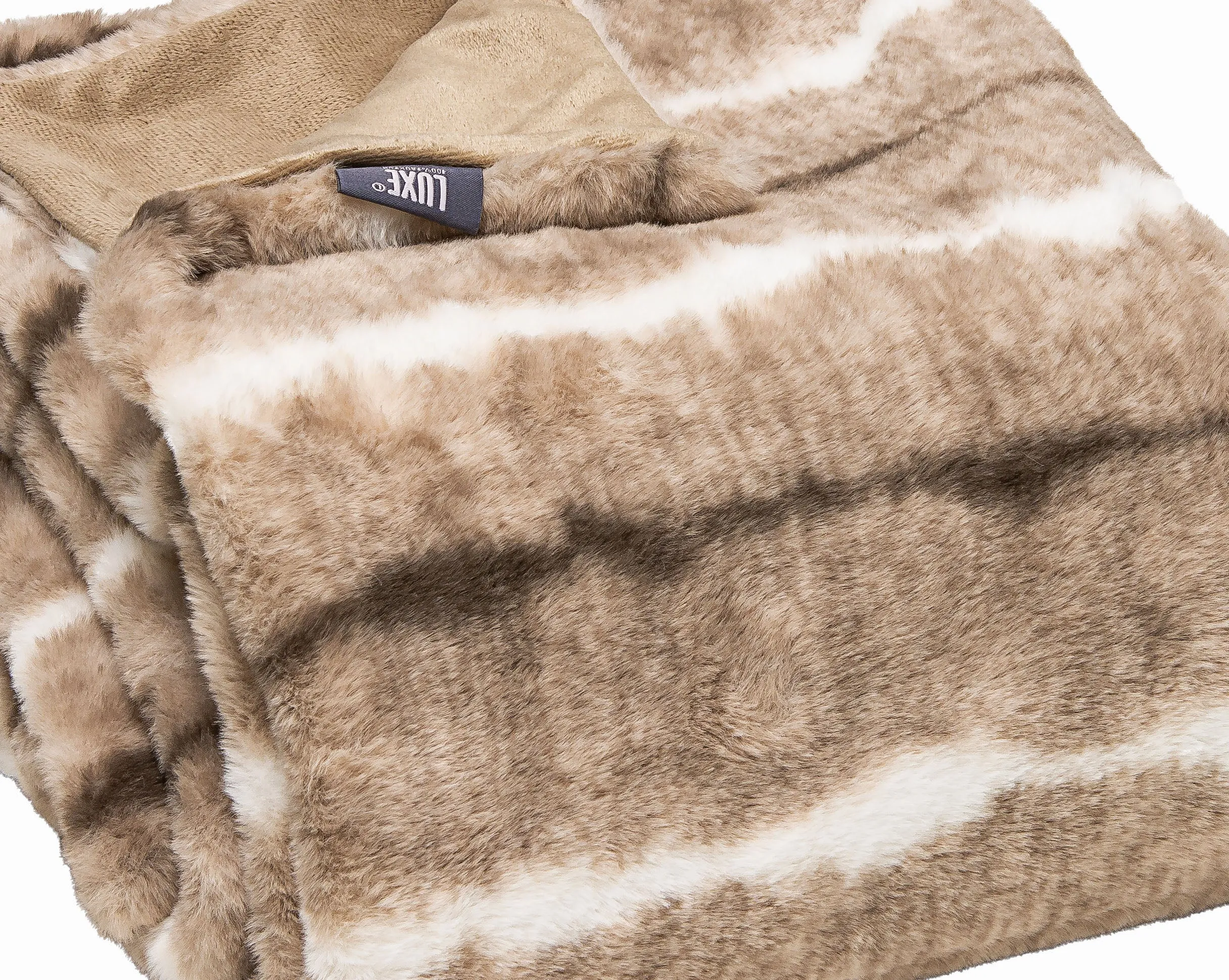 Luxe Home Decor Classic Faux Fur Throw-1-Piece