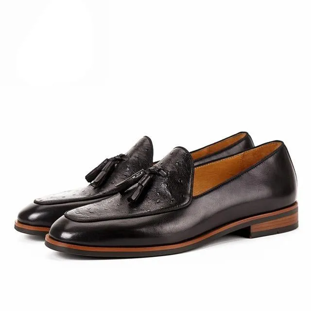 LuxLeather Exotic Slip-On Loafers