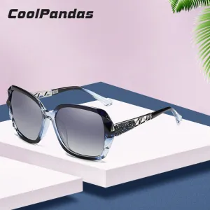 Luxury Brand Ladies Polarized Sunglasses Women Oversized Prismatic Eyewear Ac404