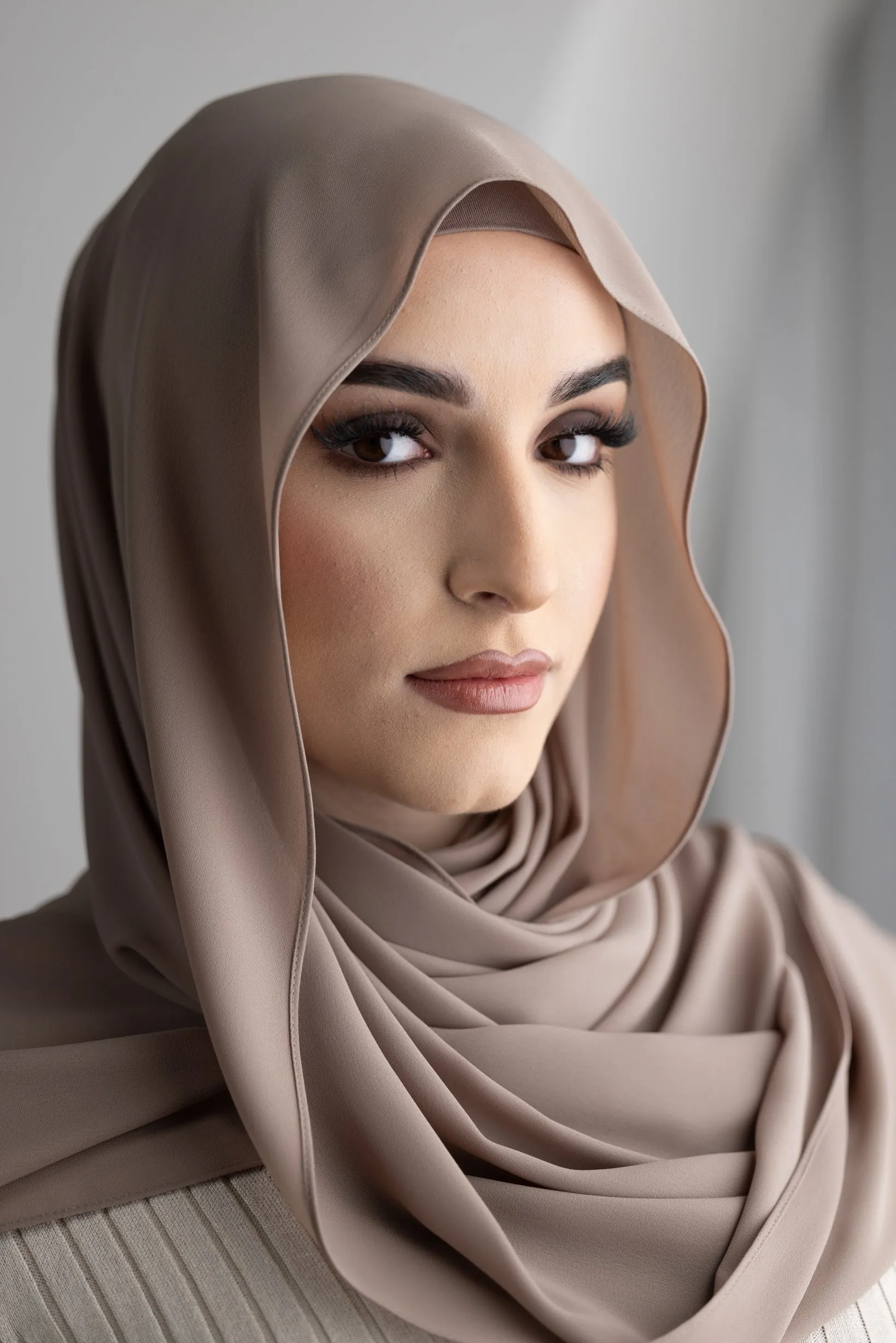 Luxury Chiffon Shawl - Dark Shades