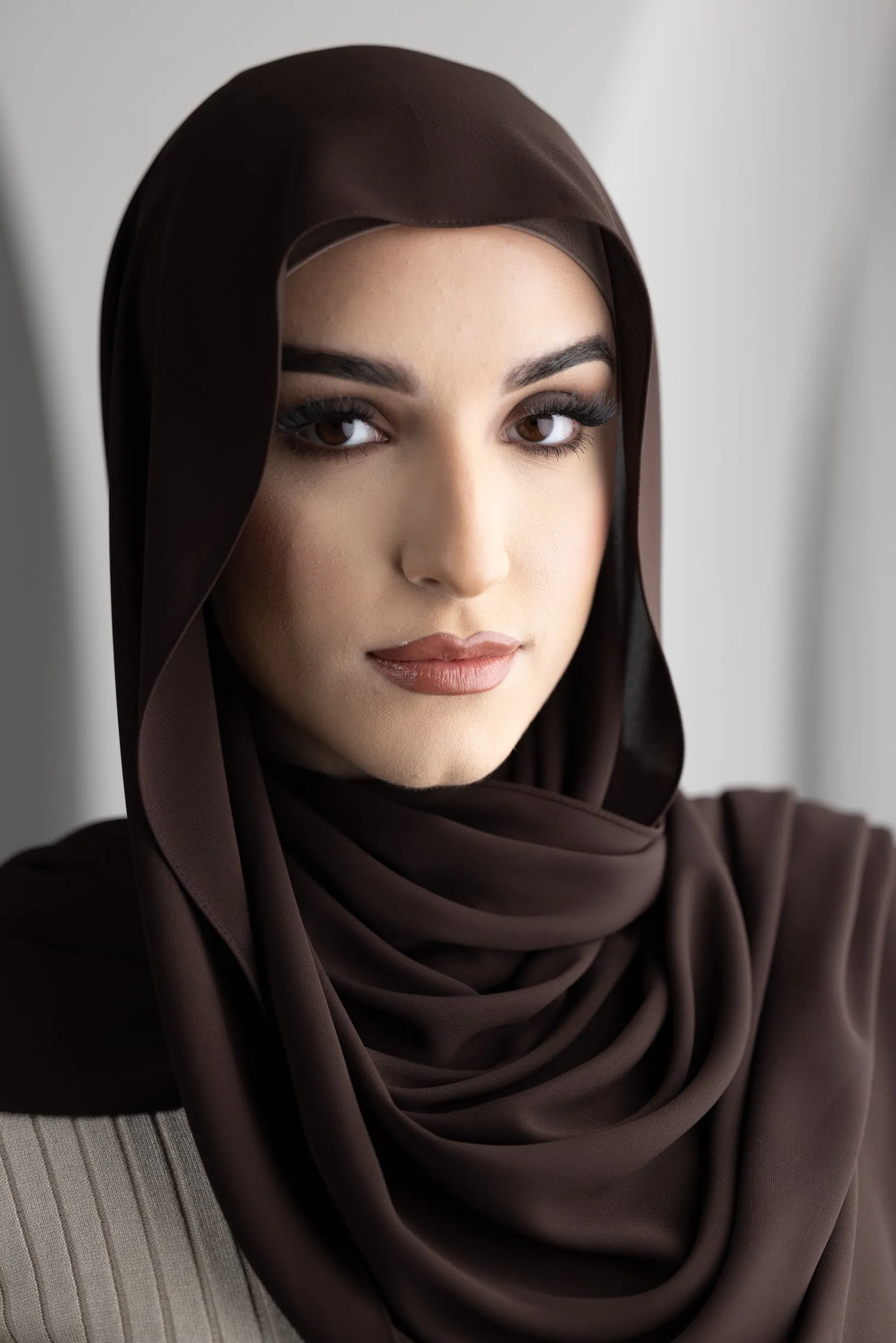 Luxury Chiffon Shawl - Dark Shades