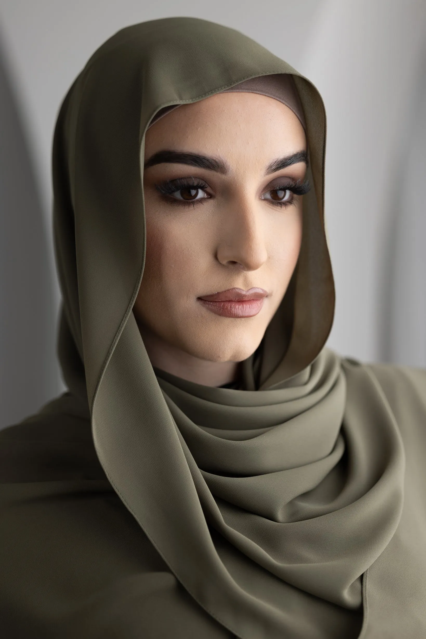 Luxury Chiffon Shawl - Dark Shades