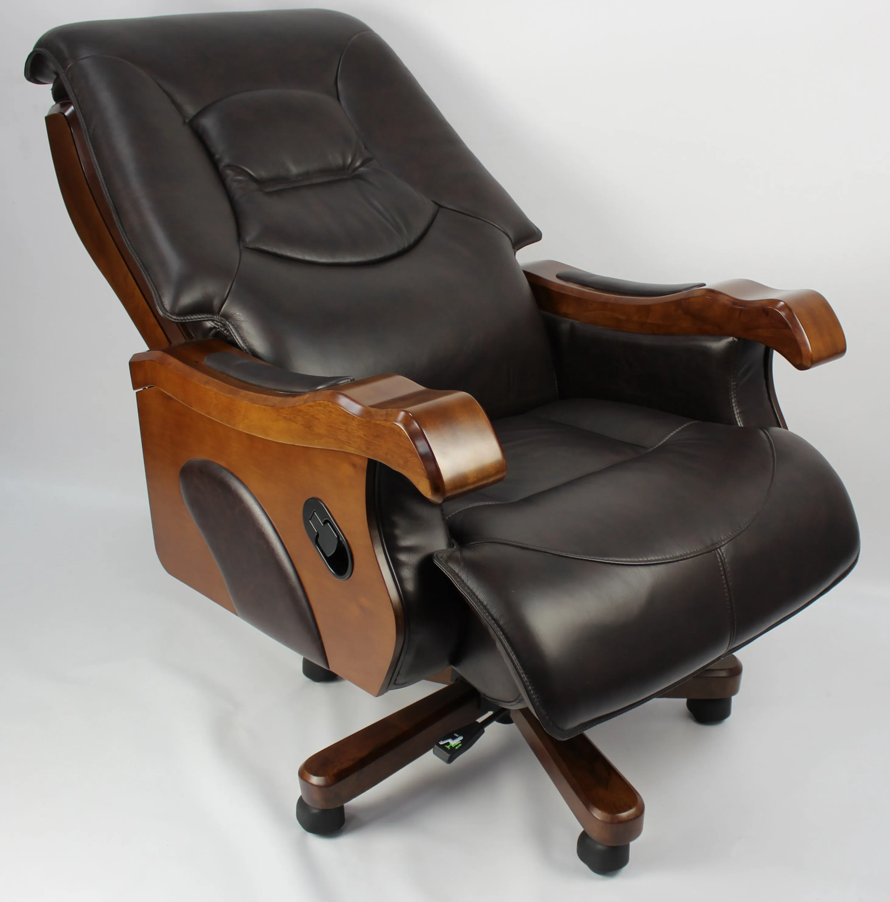 Luxury Genuine Brown Leather Executive Chair EDE-CHA-FD5A1