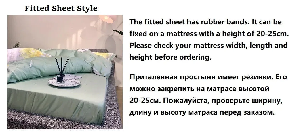 Luxury Gold Horse Embroidery Palace Style Bedding Set Cotton Cozy Cover Set Bed Sheet & Pillowcases