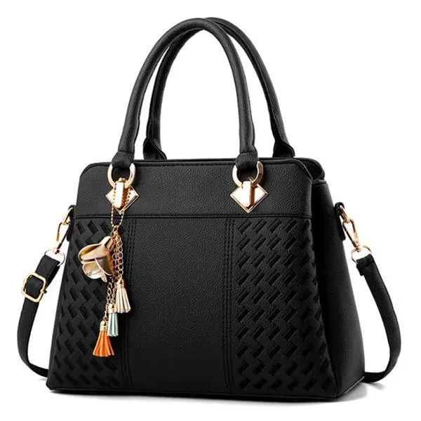 Luxury Handbag Women Crossbody Bag with tassel hanging Large Capacity Female Shoulder Bags