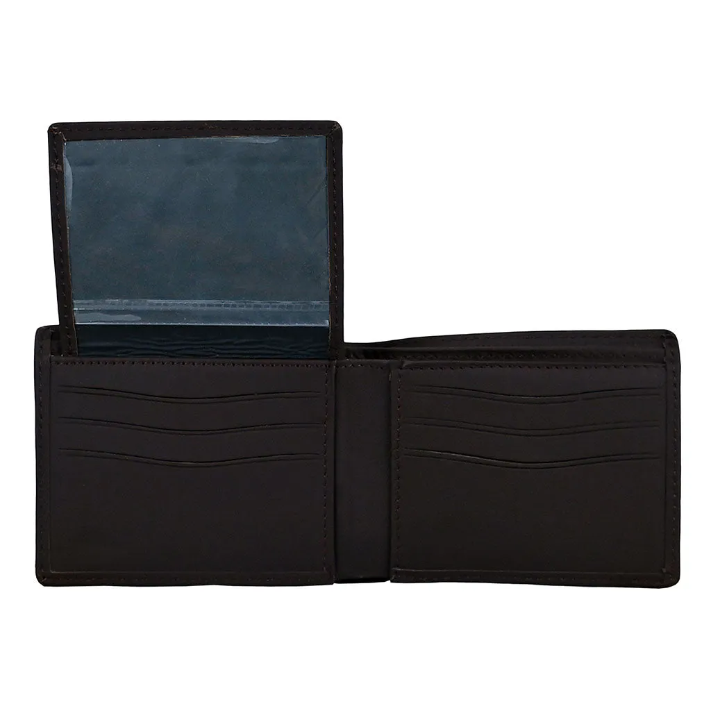 Luxury Leather Wallet Dark Dilemma Brown