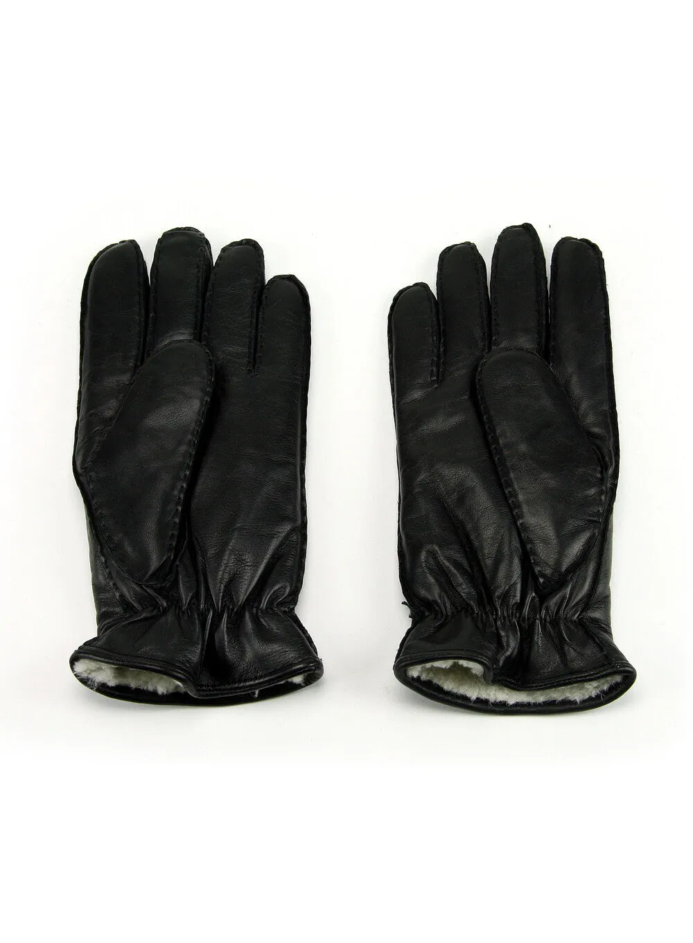 Luxury Men's Hand Sewn Lambskin Lined Leather Gloves