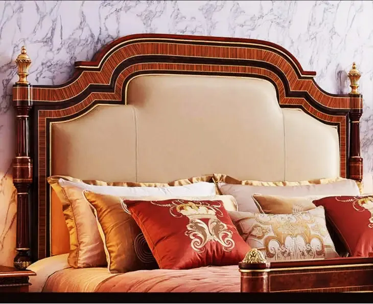 Luxury Modern Italian Design Hand Carving Bed