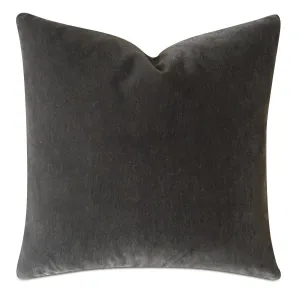 Luxury Mohair Decorative Pillow Cover in Foxhound