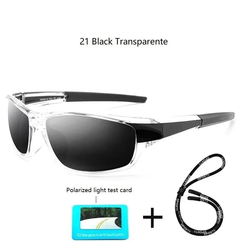 Luxury Polarized Sport Sunglasses With Chain For Men Women Fishing Hiking Anti-glare Sun Glasses Brand Designer Eyewear UV400