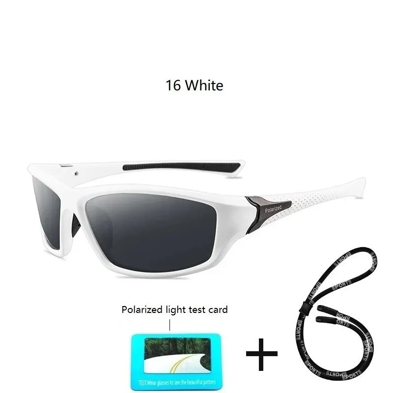 Luxury Polarized Sport Sunglasses With Chain For Men Women Fishing Hiking Anti-glare Sun Glasses Brand Designer Eyewear UV400