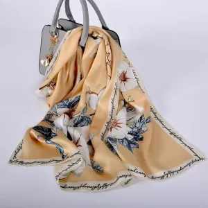 Luxury Pure Silk Shawl Scarf