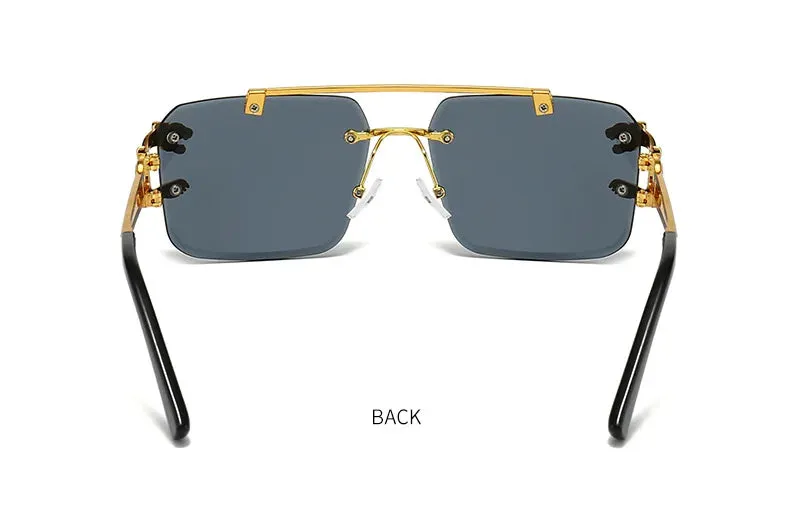 Luxury Square Sunglasses Man Woman Brand Designer