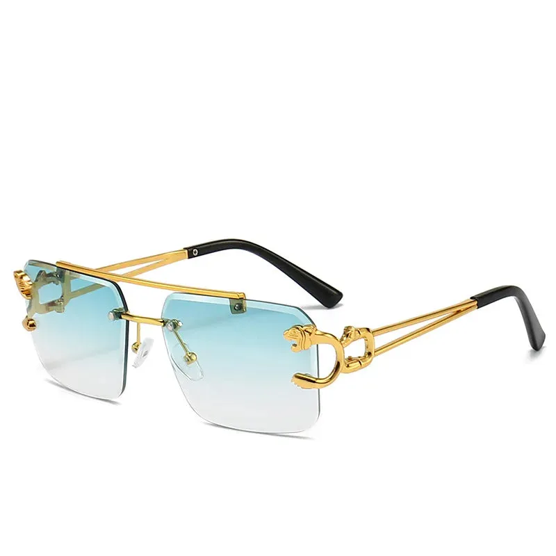 Luxury Square Sunglasses Man Woman Brand Designer